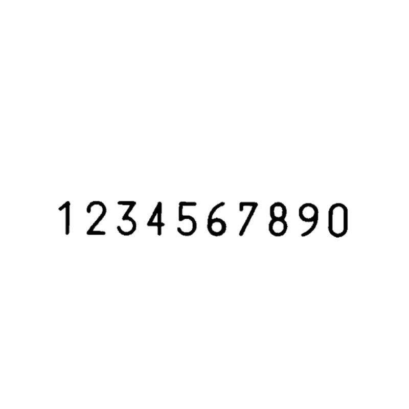 Reiner pagineerstempel C1, 8-cijferig, automatische schakeling, cijferhoogte 4,5 mm