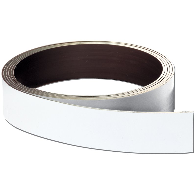 FRANKEN bande magnétique, inscriptible, blanc, 10 m × 50 mm