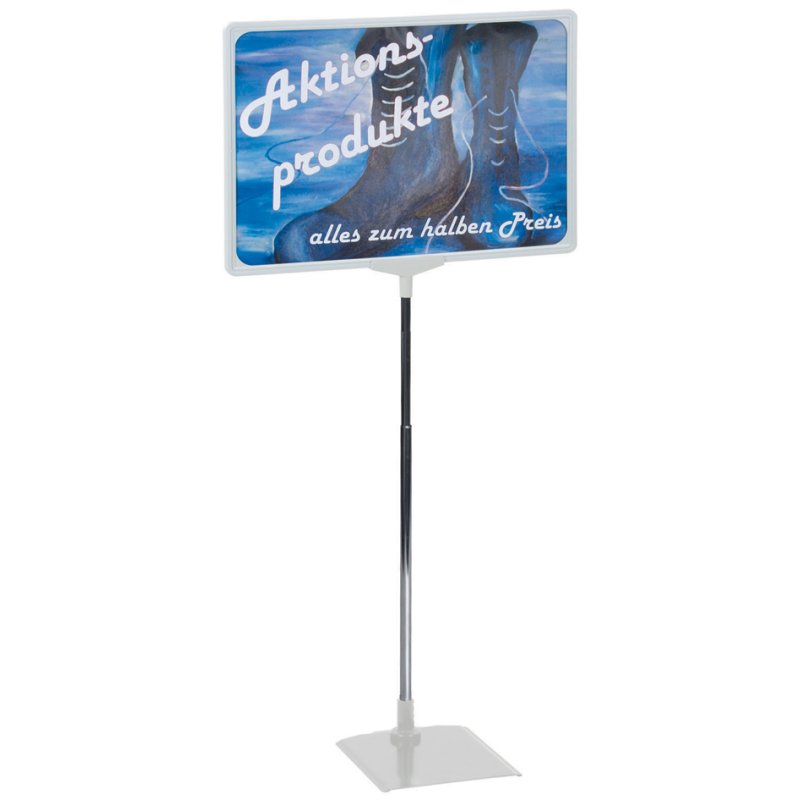 FRANKEN support d'affichage A4, rouge, hauteur ajustable 320-620 mm