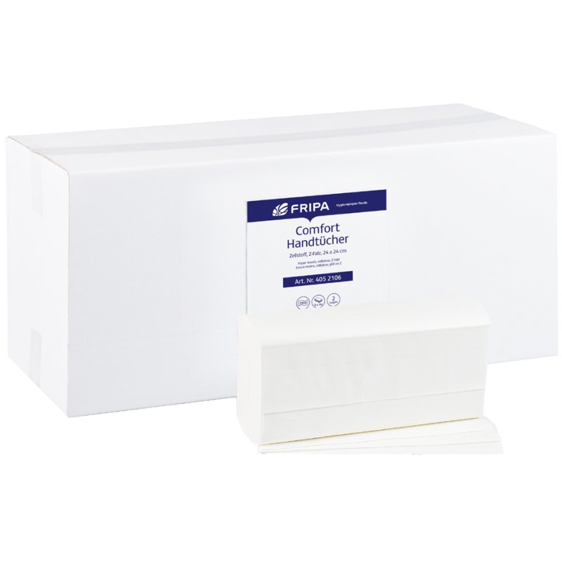 fripa handdoekpapier COMFORT, W-vouw, 235×320 mm, 2-laags