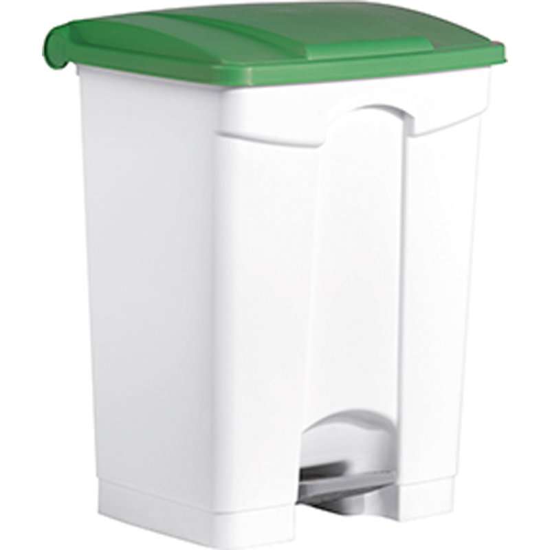 helit pedaalemmer The Step, 70 liter, wit/groen