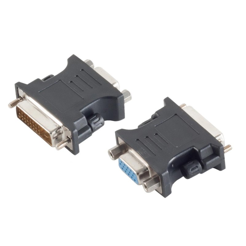 shiverpeaks DVI-D naar VGA adapter, 24+1 pol naar 15 pol, vergulde contacten