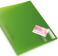 HERMA visitekaarthoesjes zelfklevend, 95 × 60 mm, PP transparant, 100 stuks