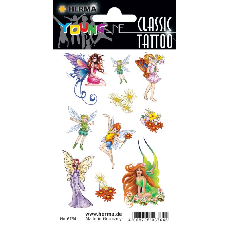HERMA Tatouage marin classique, autocollant, résistant à l'eau, 1 feuille