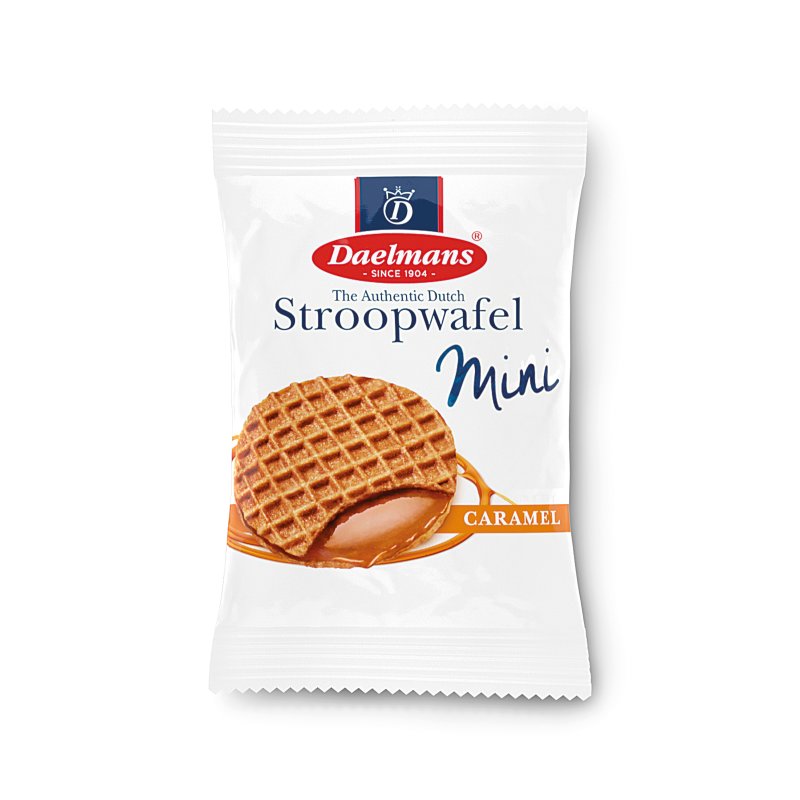 HELLMA Daelmans stroopwafels Mini, individuellement emballés, 200 pièces