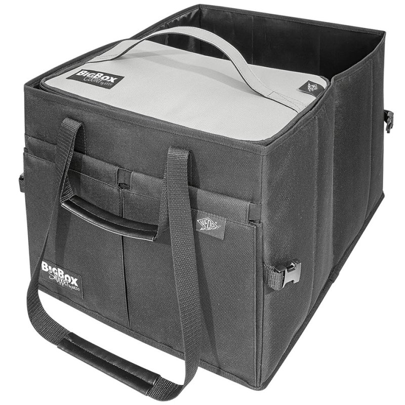 WEDO BigBox Shopper, taille L, noir, pliable