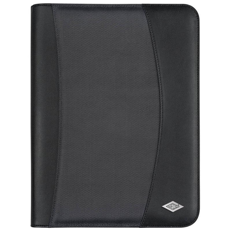 WEDO conference folder Elegance, A4, imitation leather, black