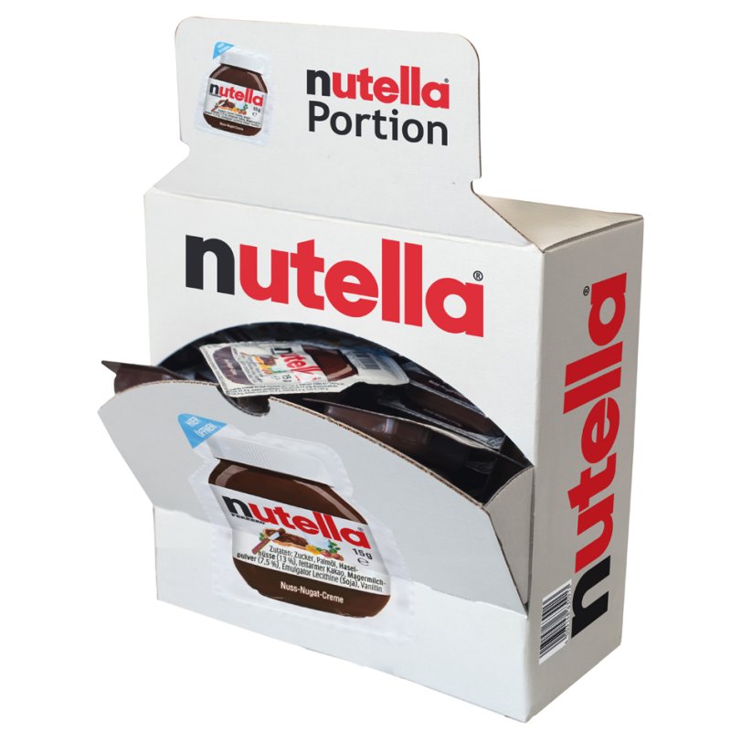 HELLMA Ferrero hazelnoot-nougat-crème, portieverpakking, 40 stuks à 15 g