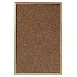 herlitz kurken prikbord, houten kader, 40×60 cm
