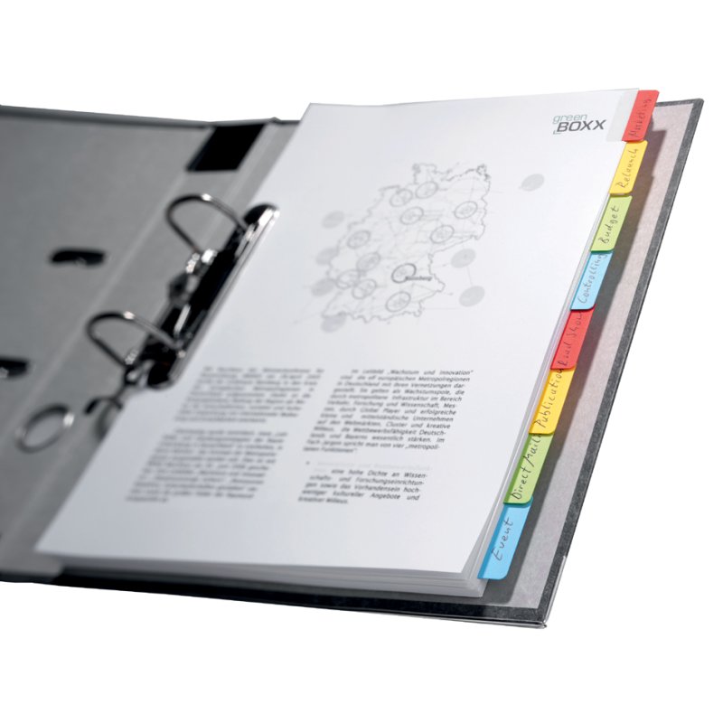 DURABLE onglets auto-adhésifs Quick Tab Duo, PET, mélange de couleurs, 24 pièces