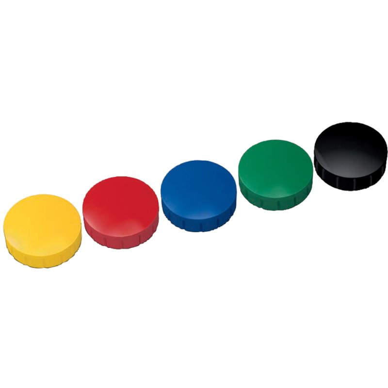 MAUL haftmagneten MAULsolid, gekleurd gesorteerd, 0,3 kg hechtkracht, 10 stuks