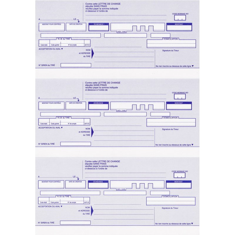 ELVE formulaires de normalisation, 2 par feuille, A4, 100 feuilles