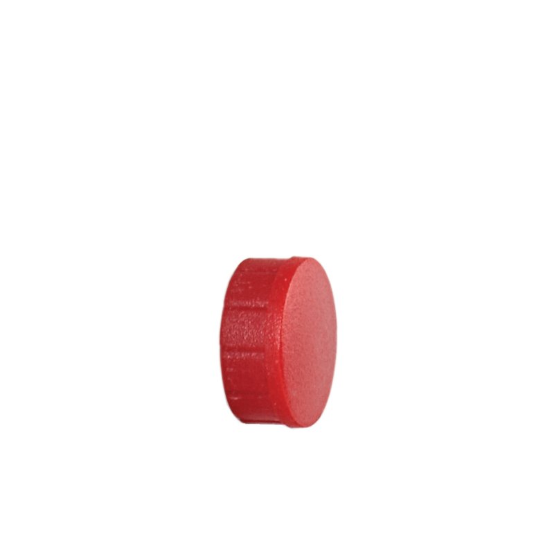MAUL aimant solid, rouge, 15 mm, 10 pièces