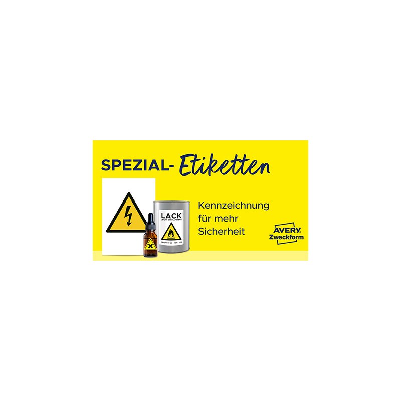 AVERY Zweckform étiquettes ultra-résistantes en film, 63,5×33,9 mm, blanc, 240 pièces