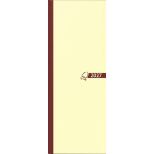 Glocken TK Tagebuch, 110×297 mm, 384 vel, beige