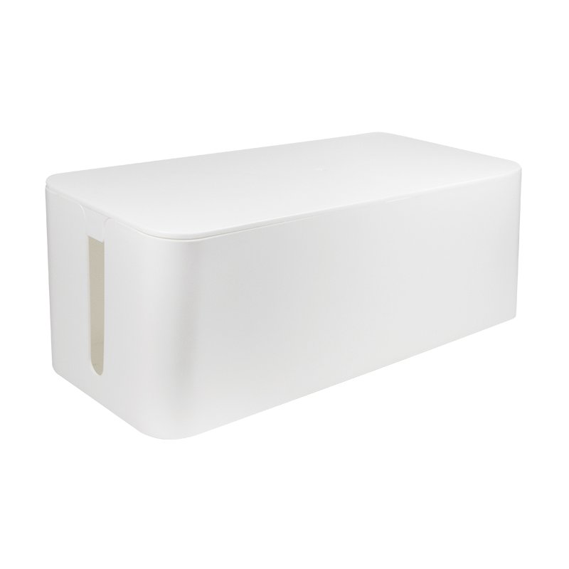 LogiLink boîtier de câbles grand format, blanc, 407×134×157 mm