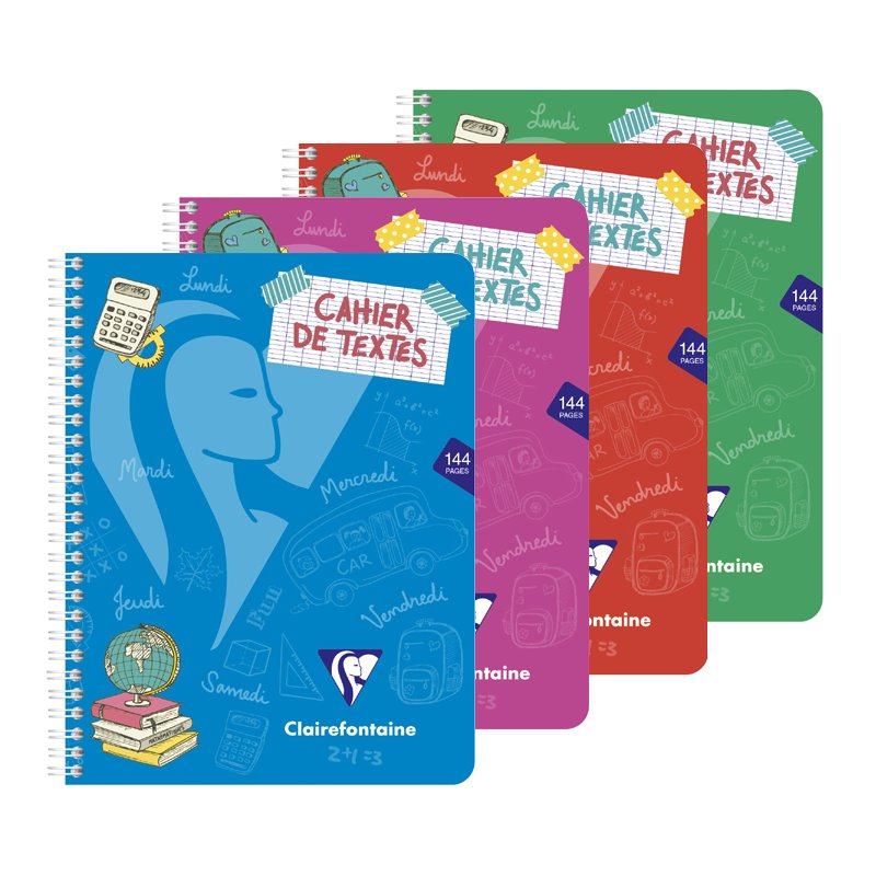 Clairefontaine cahier Mimesys, ligné, 170×220 mm, 144 pages