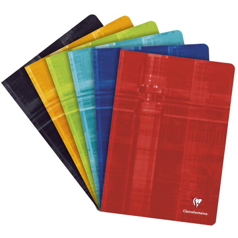 Clairefontaine bloc-notes A4, quadrillé 5×5, 144 pages, 10 pièces