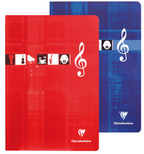 Clairefontaine muziek- en zangschrift, A4, 48 pagina's, 90g papier