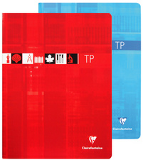 Clairefontaine werkschrift 3327C, gelinieerd groot formaat, 80 pagina's, 90g papier