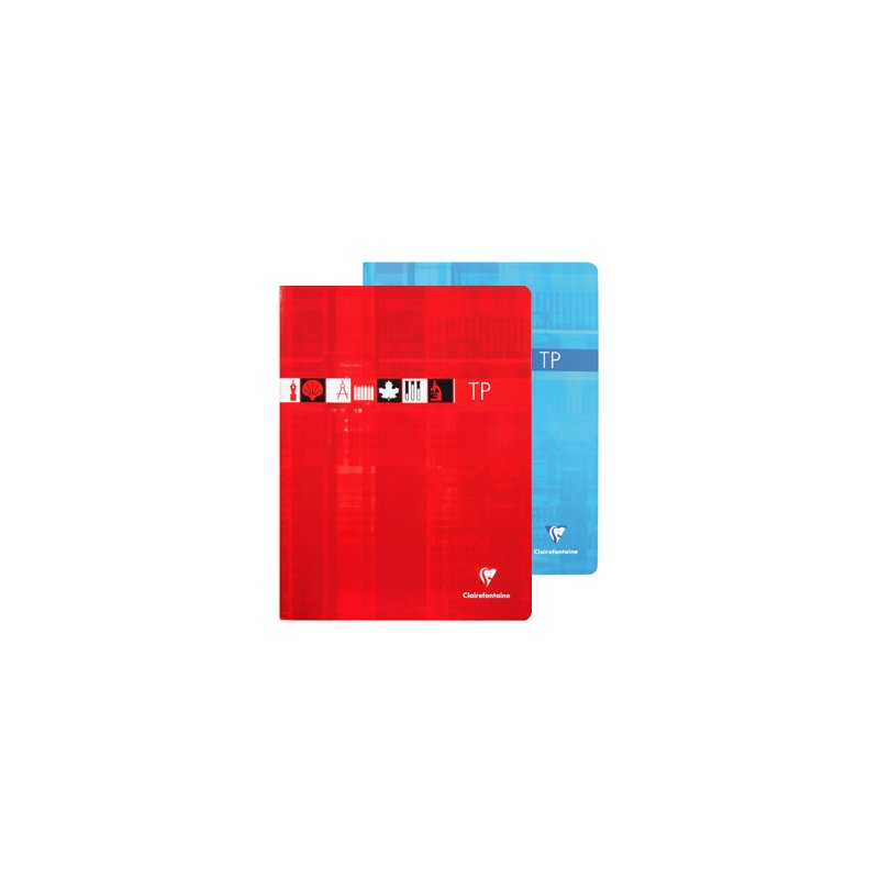 Clairefontaine cahier de travail quadrillé grand format, 64 pages, 10 pièces