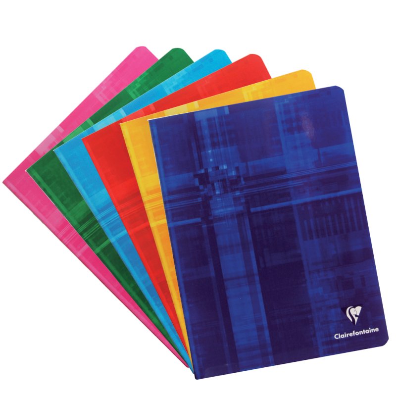 Clairefontaine cahier quadrillé, 170×220 mm, 96 pages, papier 90 g