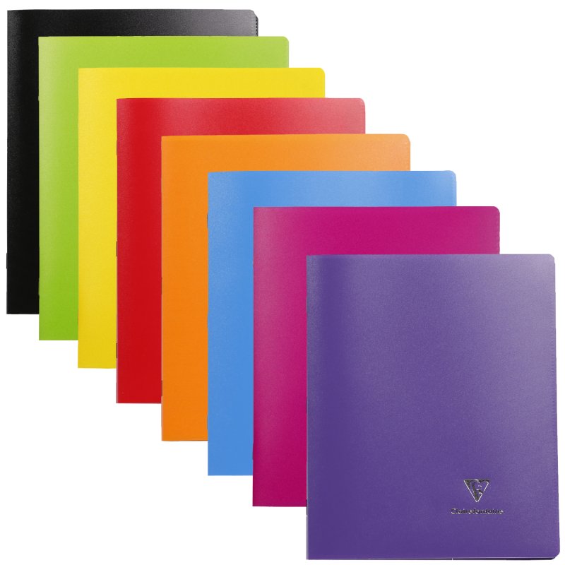 Clairefontaine Koverbook cahier A5, ligné, couleurs assorties, 96 pages