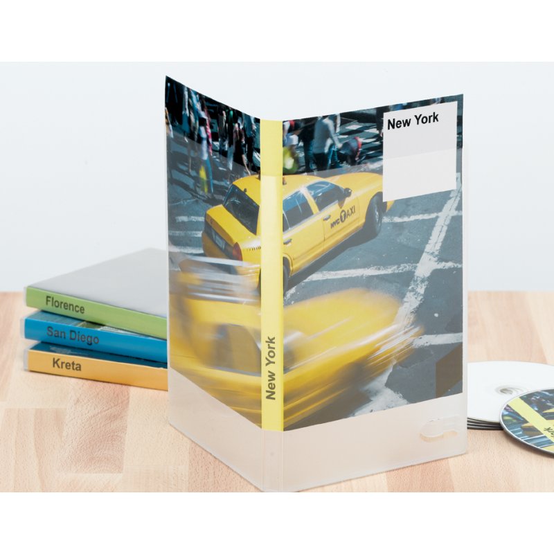 HERMA Feuilles intercalaires DVD pour boîtiers, 183,0 × 273,0 mm, blanc, 25 pièces