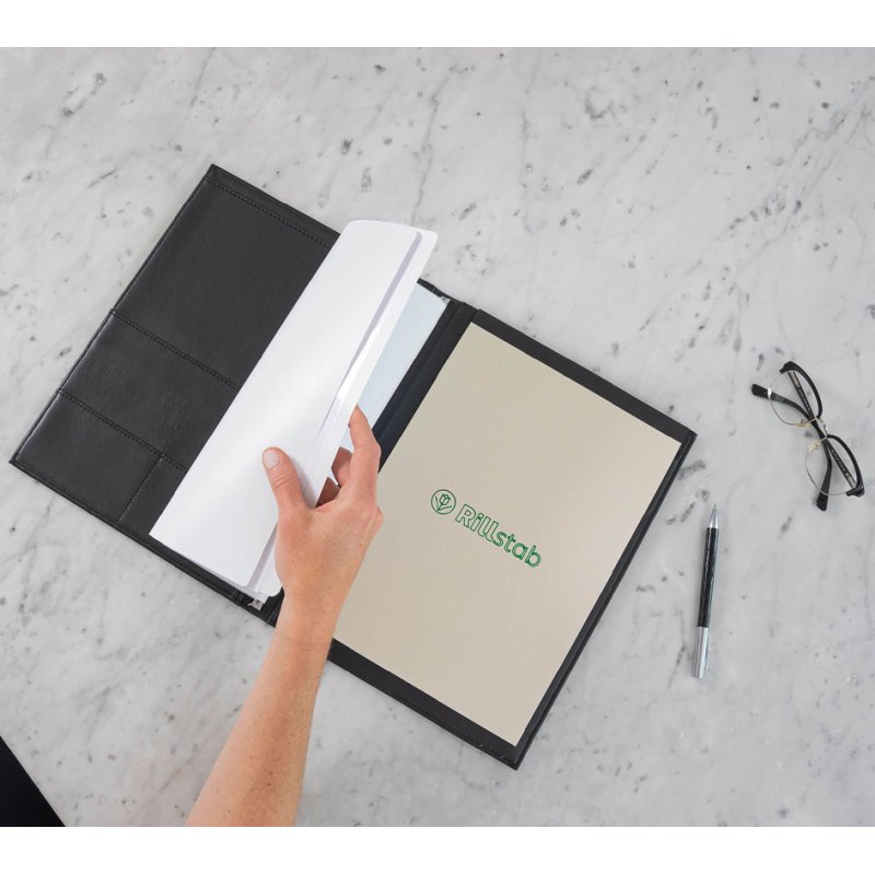Rillstab classeur de présentation Ambassadeur, A4, noir, 20 pochettes