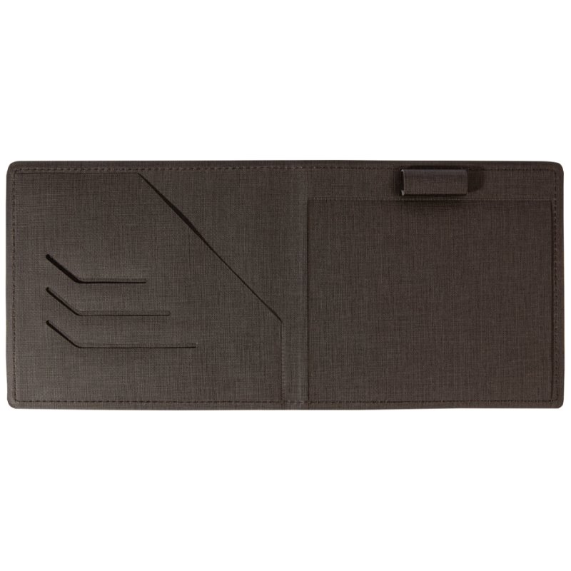 Sigel couverture EF610, pour bloc de formulaires A6, polyuréthane, noir