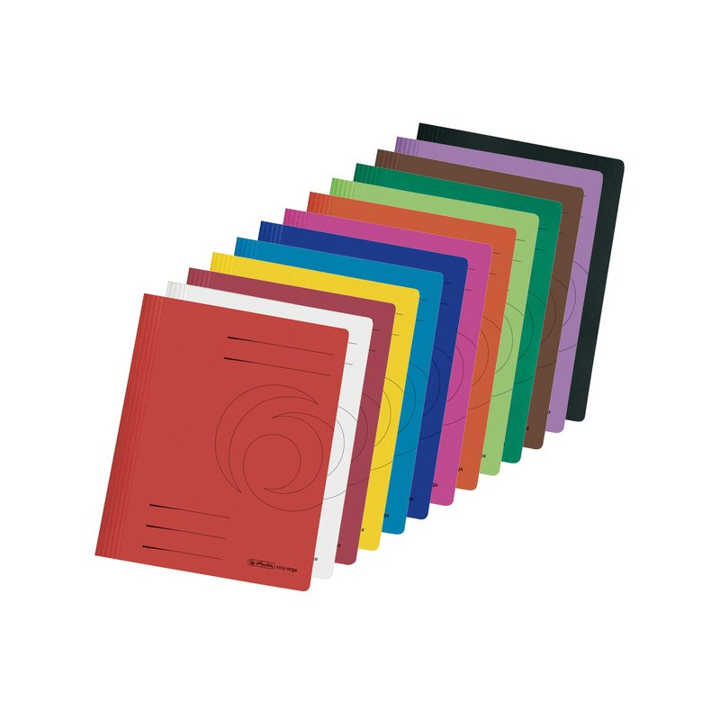 herlitz snelmap manillakarton, A4, rood, 240 g/m²