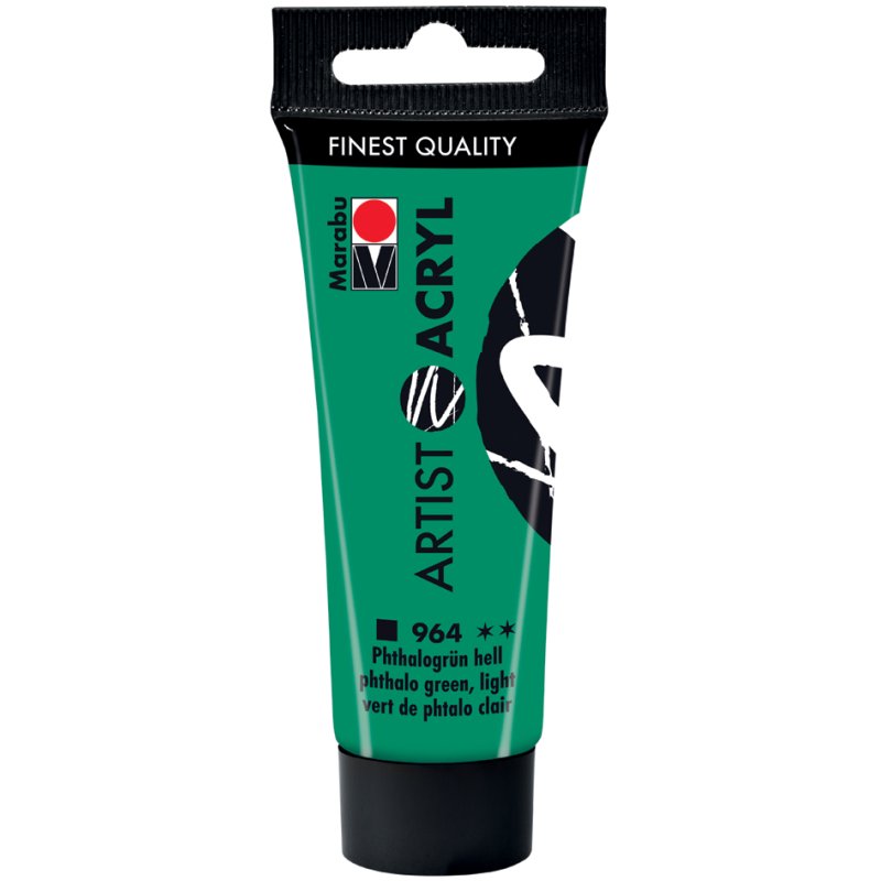 Marabu Artist Acryl verfset, 6 kleuren, 6 x 22 ml