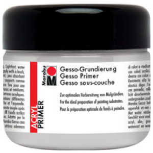Marabu acryl gesso primer, wit, 225 ml