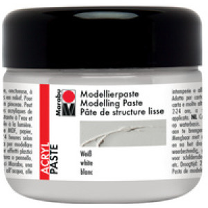 Marabu acryl modelleerpasta, wit, 225 ml