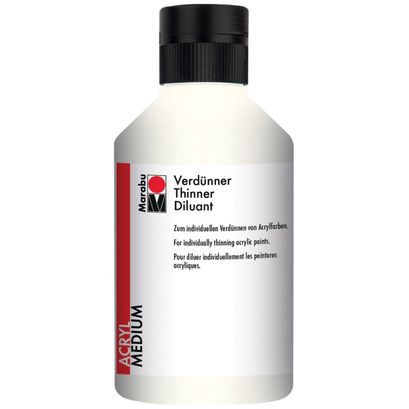 Marabu acrylverdunner 859, waterbasis, lichtecht, 250 ml