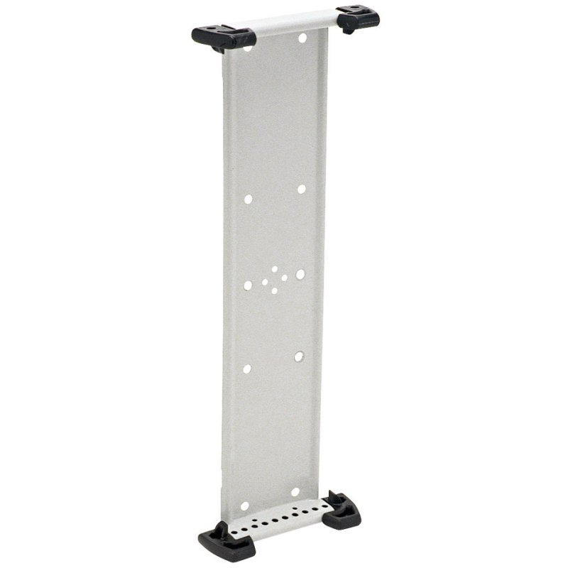 djois wandelement basis A3, lichtgrijs metaal, 90×55×500 mm