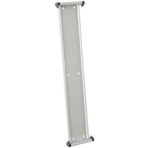 djois wandelement basis A3, lichtgrijs metaal, 90×55×500 mm
