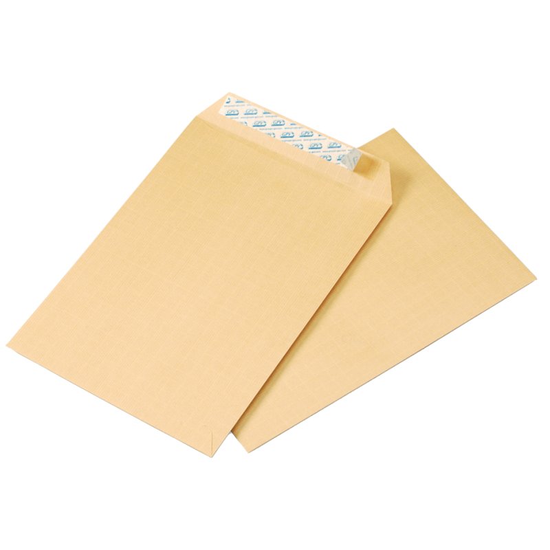 GPV enveloppes C5 162×229 mm, auto-adhésives, marron, 500 pièces