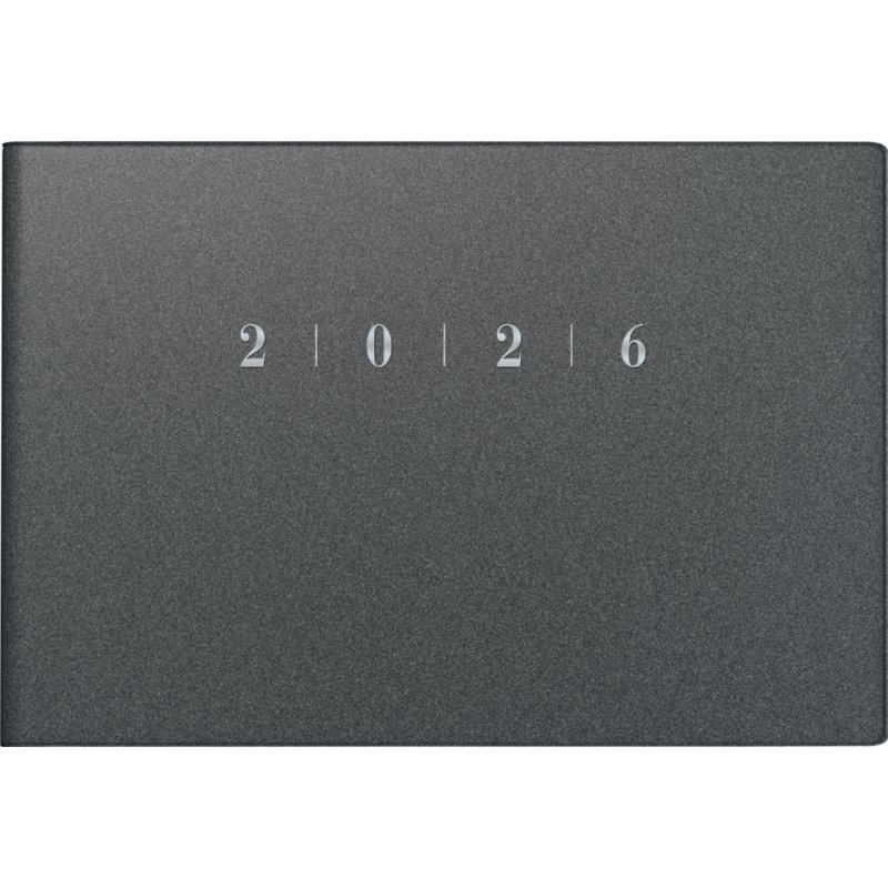 rido idé Agenda de poche Septim Reflection, gris, 152×102 mm