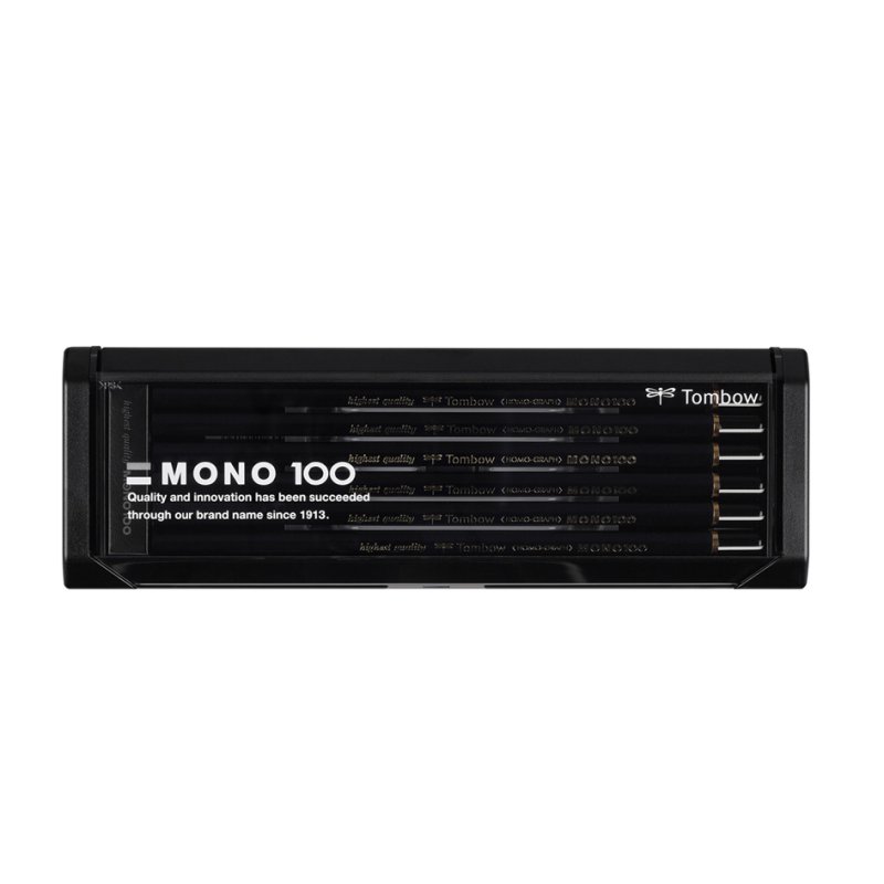 TOMBOW MONO 100 potloden, zeshoekig, 12 stuks gesorteerd, 2 mm
