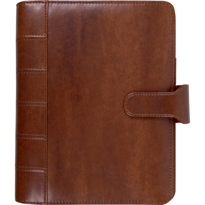 Rido idé agenda-planificateur Timing 1, A5, marron, cuir synthétique