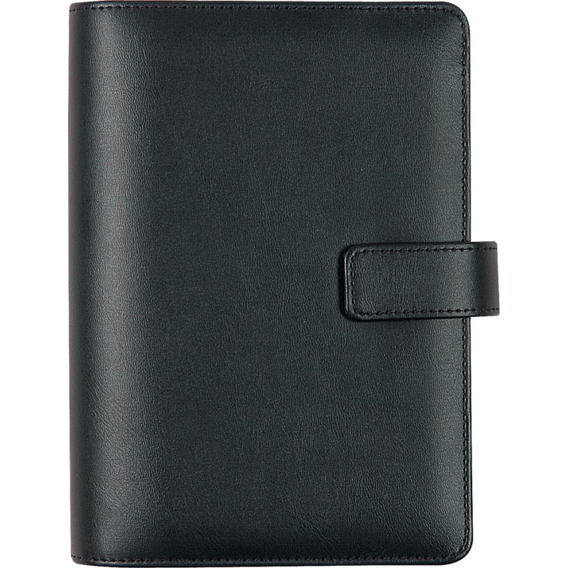 rido idé planner Timing 2, A6, noir, cuir artificiel