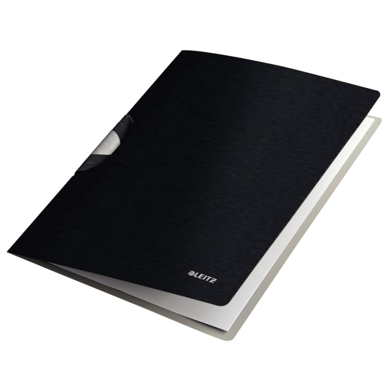 LEITZ clip folder ColorClip Style A4, black, 40 sheets