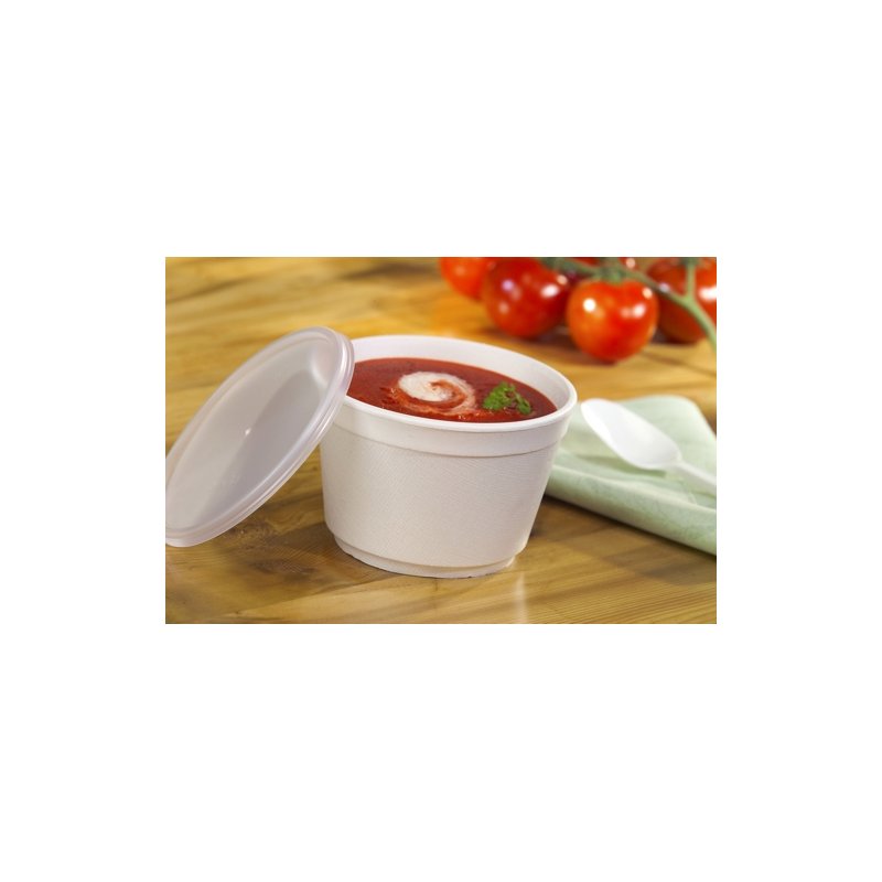 STARPAK gobelet à soupe To Go, carton blanc, 350 ml, 50 pièces