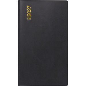 rido idé Taschenkalender M-Planner 2027, zwart, 87×153 mm