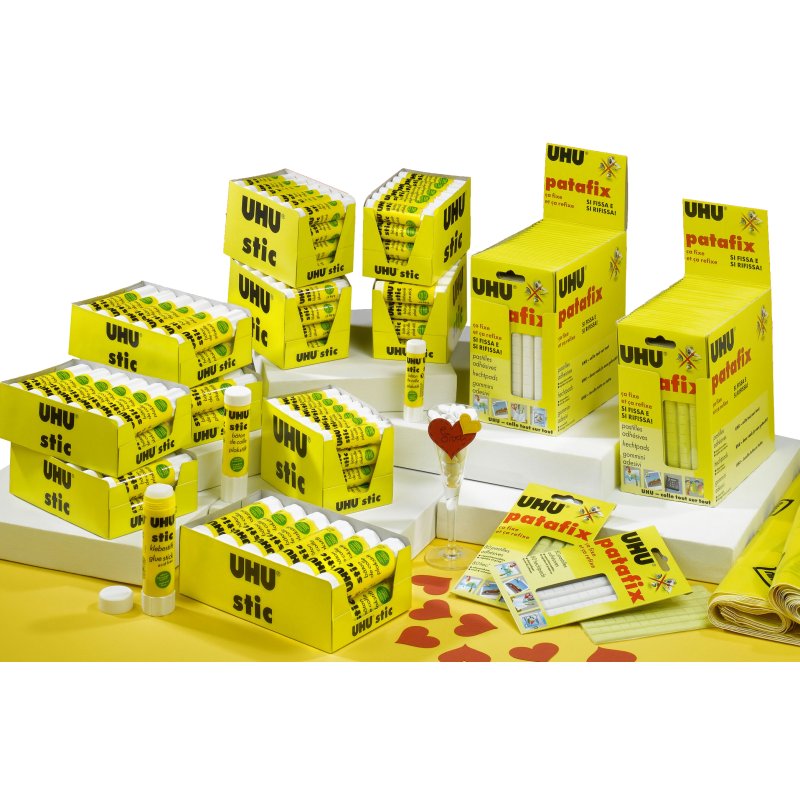 UHU starter pack glue pens + dot glue, assortment, 420 pieces
