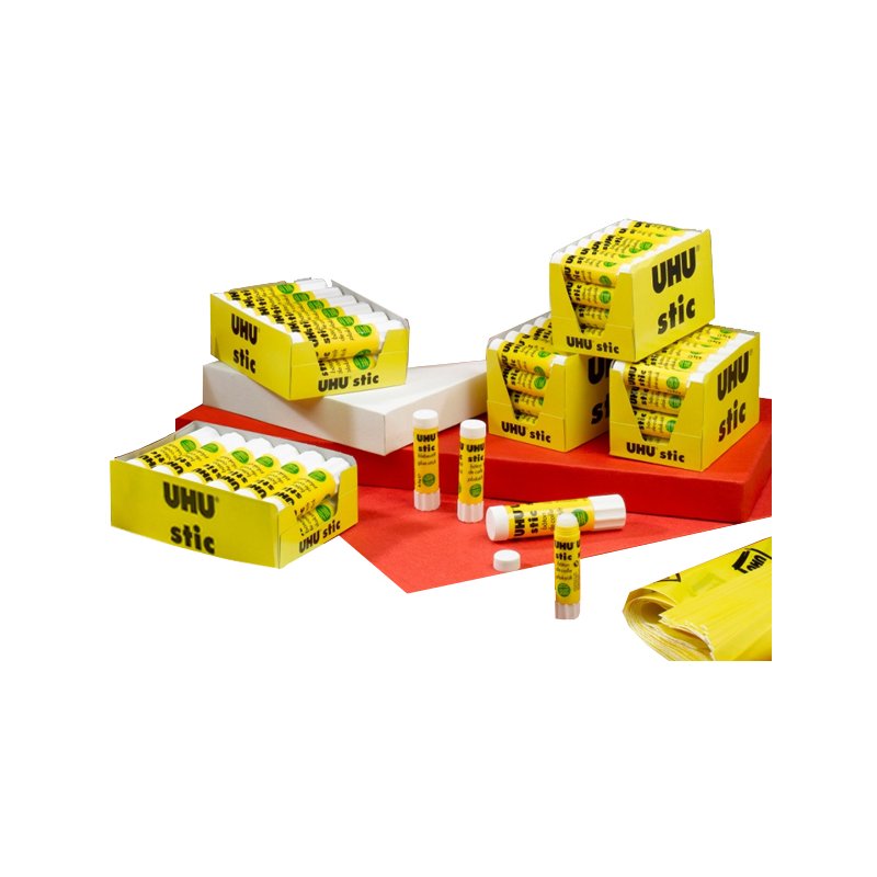 UHU startpakket lijmsticks, 66×8,2g + 24×21g, 90 stuks
