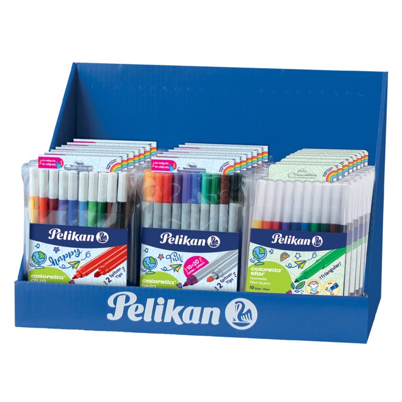 Pelikan school module felt-tip pens, 54 pieces, mixed colours