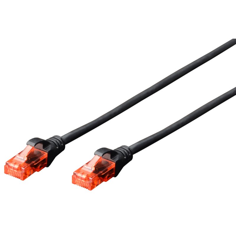 DIGITUS câble réseau Cat6 U/UTP, gris, 2 mètres