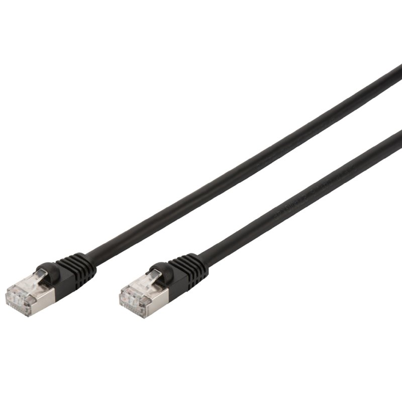 DIGITUS câble réseau extérieur Cat. 6 S/FTP, noir, 3 mètres